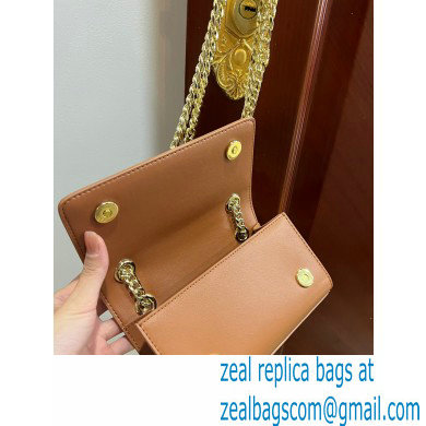 Dolce  &  Gabbana Calfskin 3.5 Chain phone bag Brown